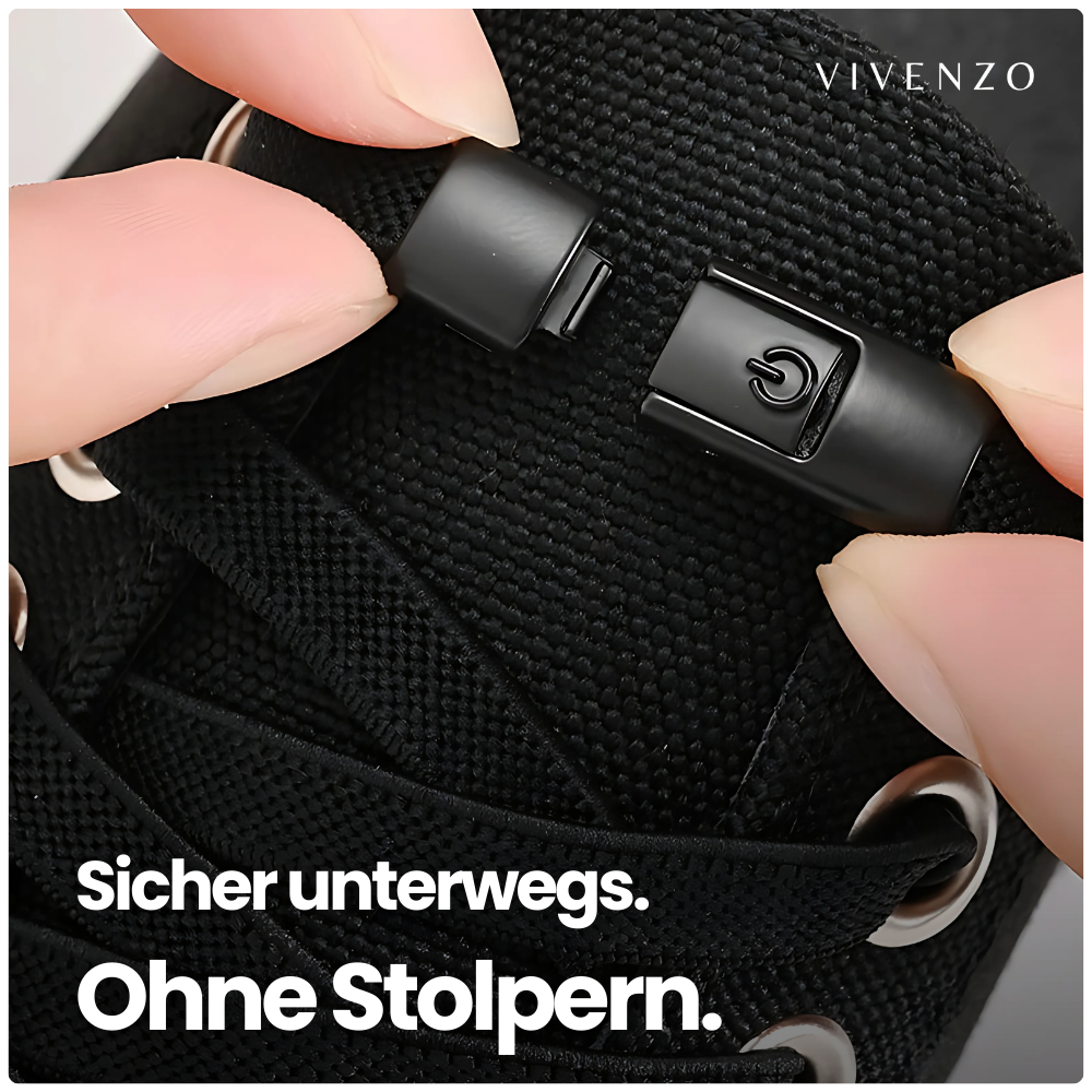 Elastische Schnürsenkel mit Schnellverschluss - Nie wieder binden, einfach klicken!