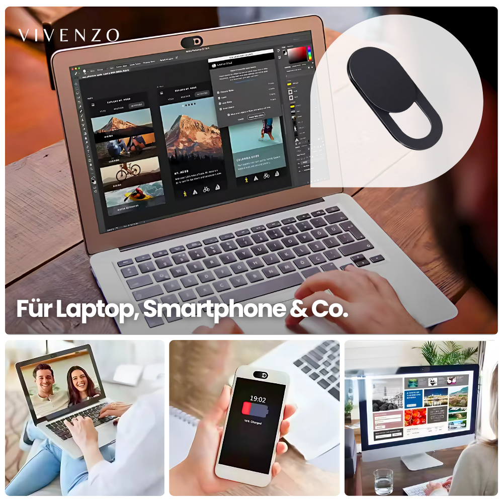 Webcam Abdeckung mit Schieberegler – Mehr Privatsphäre in Sekunden