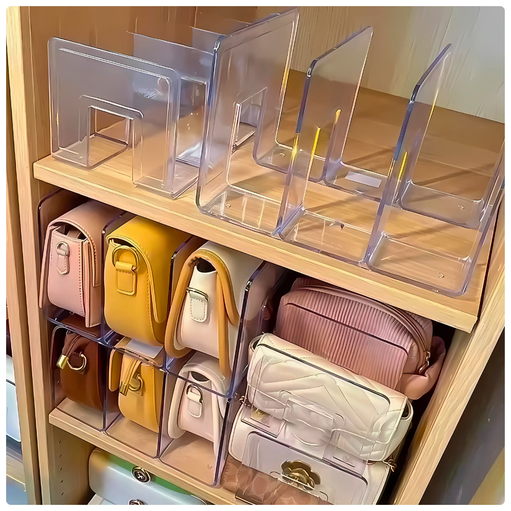 Handtaschen-Organizer aus Kunststoff – Ordnung, Schutz & vielseitige Aufbewahrung