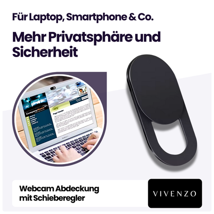Webcam Abdeckung mit Schieberegler – Mehr Privatsphäre in Sekunden