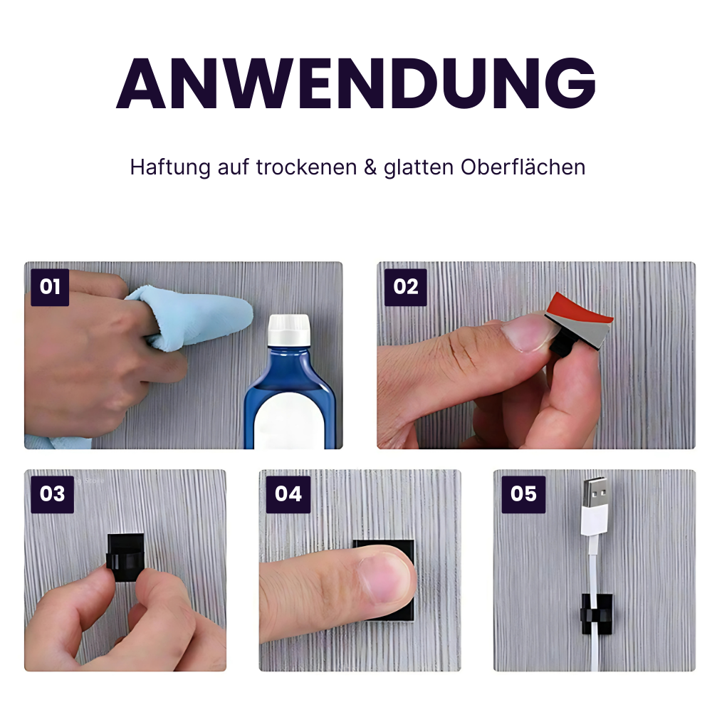 Kabel-Management Clips – Für mehr Ordnung und Sicherheit im Alltag
