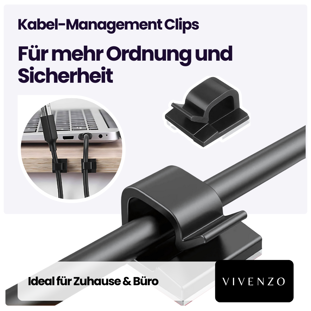 Kabel-Management Clips – Für mehr Ordnung und Sicherheit im Alltag